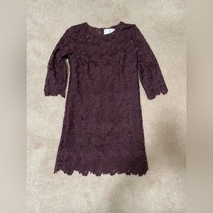 Burgundy brand new dress from The Loft NWT